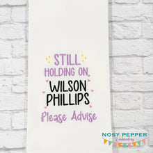 Load image into Gallery viewer, Wilson Phillips machine embroidery design (4 sizes included) DIGITAL DOWNLOAD