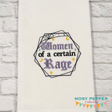 Load image into Gallery viewer, Women Of A Certain Rage machine embroidery design (4 sizes included) DIGITAL DOWNLOAD
