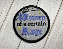 Load image into Gallery viewer, Women Of A Certain Rage patch (2 sizes included) machine embroidery design DIGITAL DOWNLOAD
