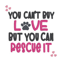 Load image into Gallery viewer, You Can&#39;t Buy Love machine embroidery design (5 sizes included) DIGITAL DOWNLOAD