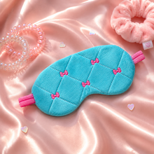 Load image into Gallery viewer, Bow Quilted sleep mask machine embroidery design (2 sizes included)--2026 Skill Builder Bundle--DIGITAL DOWNLOAD