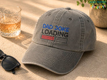 Load image into Gallery viewer, Dad Joke Loading machine embroidery design (5 sizes included) DIGITAL DOWNLOAD
