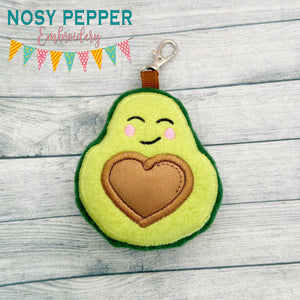 Avocado mini stuffie machine embroidery design machine embroidery design DIGITAL DOWNLOAD