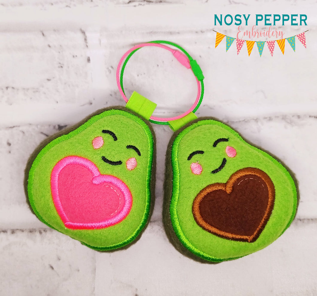 Avocado mini stuffie machine embroidery design machine embroidery design DIGITAL DOWNLOAD
