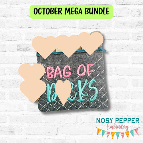 Bag Of D!cks ITH Bag Fall 25 Mature Mystery Bundle (5 sizes available) machine embroidery design DIGITAL DOWNLOAD