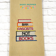 Load image into Gallery viewer, Ban Fascists machine embroidery design (4 sizes included) DIGITAL DOWNLOAD