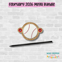 Load image into Gallery viewer, Baseball Bun cover machine embroidery design DIGITAL DOWNLOAD