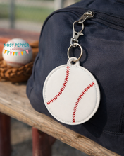 Load image into Gallery viewer, Baseball Puff Bookmark, Bag Tag &amp; Ornament ITH Embroidery Design – Digital Download