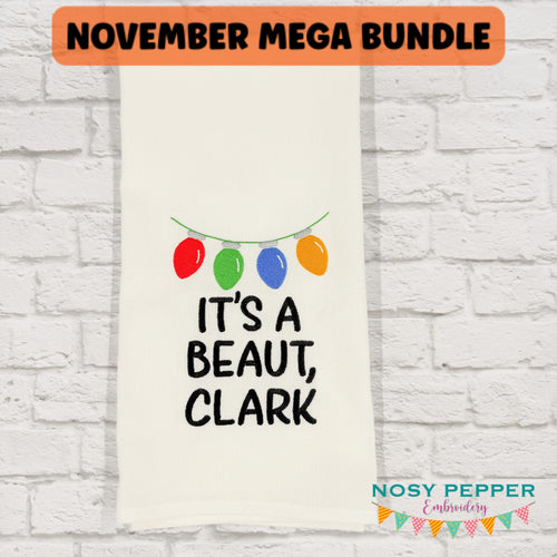 It's A Beaut machine embroidery design (5 sizes included) DIGITAL DOWNLOAD