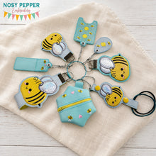 Load image into Gallery viewer, Bee Grab &amp; Go Collection – Machine Embroidery Designs (10 Designs Included) Digital Download