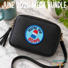 Load image into Gallery viewer, You're The Bomb patch (2 sizes included) machine embroidery design DIGITAL DOWNLOAD