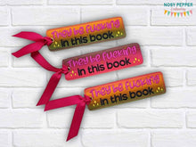 Load image into Gallery viewer, They Be F'n 5x7 bookmark machine embroidery design DIGITAL DOWNLOAD