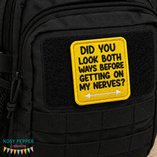 Load image into Gallery viewer, Did You Look patch (2 sizes included) machine embroidery design DIGITAL DOWNLOAD