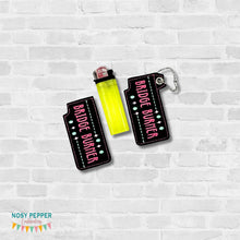 Load image into Gallery viewer, Bridge Burner Lighter Case (2 styles available) machine embroidery design DIGITAL DOWNLOAD