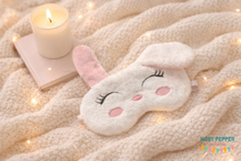 Load image into Gallery viewer, Bunny Sleep Mask Embroidery Design | ITH Sleep Mask | 2 Sizes Included |Digital Download
