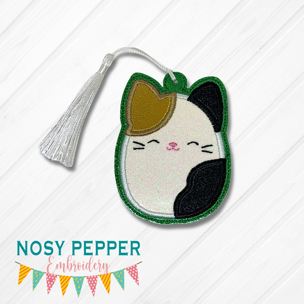 Calico Squishy Applique bookmark machine embroidery file DIGITAL DOWNLOAD