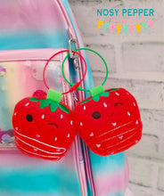 Load image into Gallery viewer, Chocolate Strawberry mini stuffie machine embroidery design machine embroidery design DIGITAL DOWNLOAD
