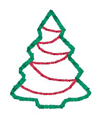 Christmas Tree Mini feltie embroidery file (single and multi files included) DIGITAL DOWNLOAD