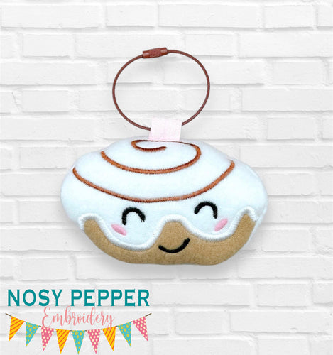 Cinnamon Roll mini stuffie machine embroidery design machine embroidery design DIGITAL DOWNLOAD