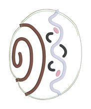 Load image into Gallery viewer, Cinnamon Roll stuffie (5 sizes included) machine embroidery design DIGITAL DOWNLOAD