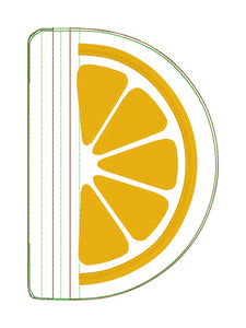 Citrus Slice ITH Bag (3 sizes available) machine embroidery file DIGITAL DOWNLOAD