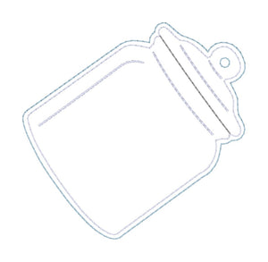 Cookie Jar shaker ornament/bag tag/bookmark and feltie set machine embroidery design DIGITAL DOWNLOAD