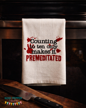 Load image into Gallery viewer, Counting to 10 Only Makes It Premeditated – Funny Embroidery Design (4 Sizes Included) Digital Download