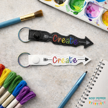 Load image into Gallery viewer, Create Snap tab (single and multi file included) machine embroidery design DIGITAL DOWNLOAD