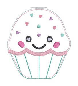 Cupcake squishy mini stuffie machine embroidery design machine embroidery design DIGITAL DOWNLOAD