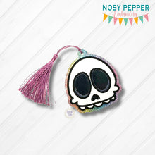 Load image into Gallery viewer, Cute Skull Set machine embroidery file (single and multi files included) DIGITAL DOWNLOAD
