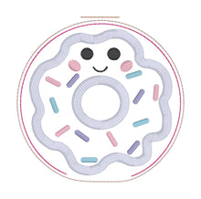 Load image into Gallery viewer, Donut mini stuffie machine embroidery design machine embroidery design DIGITAL DOWNLOAD