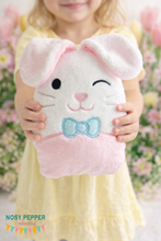 Load image into Gallery viewer, Easter Bunny stuffie (6 sizes included) machine embroidery design DIGITAL DOWNLOAD