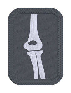 Elbow X-Ray patch machine embroidery design (2 sizes included) DIGITAL DOWNLOAD