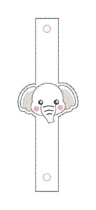 Elephant Shoe Charm machine embroidery design single and multi files (3 versions included) DIGITAL DOWNLOAD