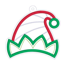 Load image into Gallery viewer, Elf applique ornament/bag tag/bookmark machine embroidery design DIGITAL DOWNLOAD