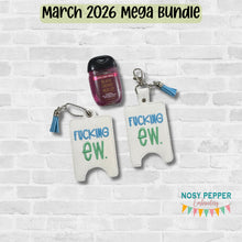 Load image into Gallery viewer, F'ing Ew Sanitizer Case (2 sizes available) MARCH 26 MATURE BUNDLE machine embroidery design DIGITAL DOWNLOAD