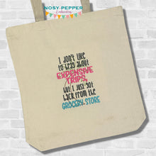 Load image into Gallery viewer, Expensive Trips machine embroidery design (4 sizes included) DIGITAL DOWNLOAD