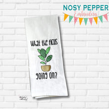 Load image into Gallery viewer, What The Ficus machine embroidery design (4 sizes included) DIGITAL DOWNLOAD