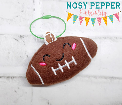 Football mini stuffie machine embroidery design machine embroidery design DIGITAL DOWNLOAD