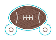 Load image into Gallery viewer, Football Shoe Charms machine embroidery design single and multi files (3 versions included) DIGITAL DOWNLOAD