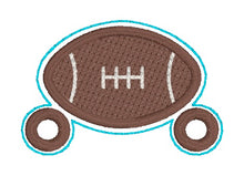 Load image into Gallery viewer, Football Shoe Charms machine embroidery design single and multi files (3 versions included) DIGITAL DOWNLOAD