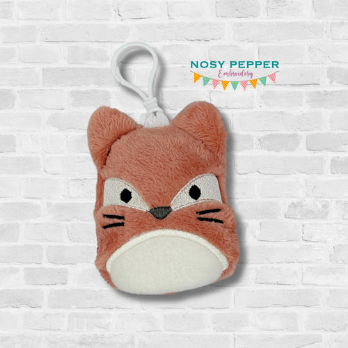 Fox squishy mini stuffie machine embroidery design DIGITAL DOWNLOAD