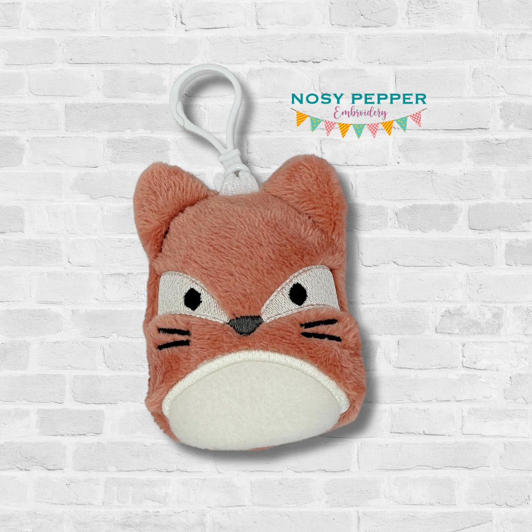 Fox squishy mini stuffie machine embroidery design DIGITAL DOWNLOAD