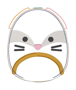 Fox squishy mini stuffie machine embroidery design DIGITAL DOWNLOAD