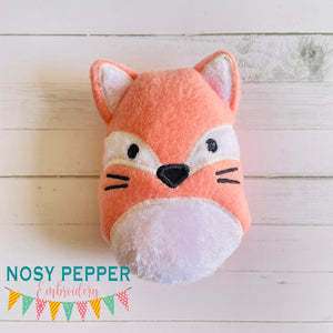 Fox squishy stuffie (5 sizes included) machine embroidery design machine embroidery design DIGITAL DOWNLOAD