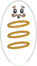 Load image into Gallery viewer, French Bread stuffie (5 sizes included) machine embroidery design DIGITAL DOWNLOAD