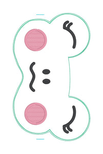Frog Sleep Mask machine embroidery design (2 sizes included) DIGITAL DOWNLOAD