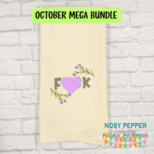 Load image into Gallery viewer, F@ck Cross-Stitch machine embroidery design Fall 25 Mature Mystery Bundle (5 sizes included) DIGITAL DOWNLOAD