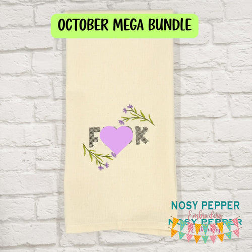 F@ck Cross-Stitch machine embroidery design Fall 25 Mature Mystery Bundle (5 sizes included) DIGITAL DOWNLOAD