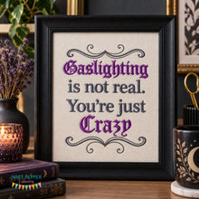 Load image into Gallery viewer, Gaslighting machine embroidery design (4 sizes included) DIGITAL DOWNLOAD